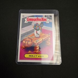 Topps Pink and Yellow Garbage Pail Kids Trading Card